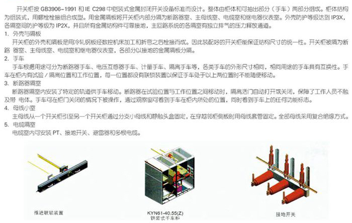 开关柜结构特点