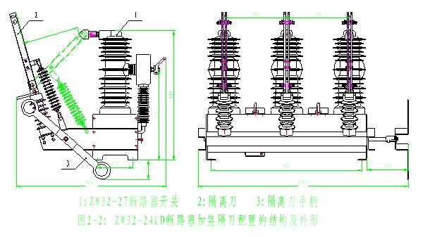 智能分界开关结构示意图