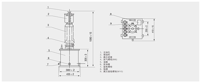 电压互感器产品尺寸