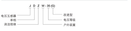 电压互感器型号含义