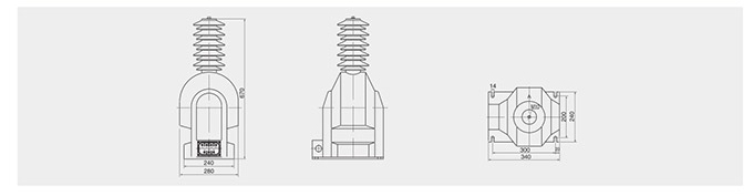 电压互感器产品结构图